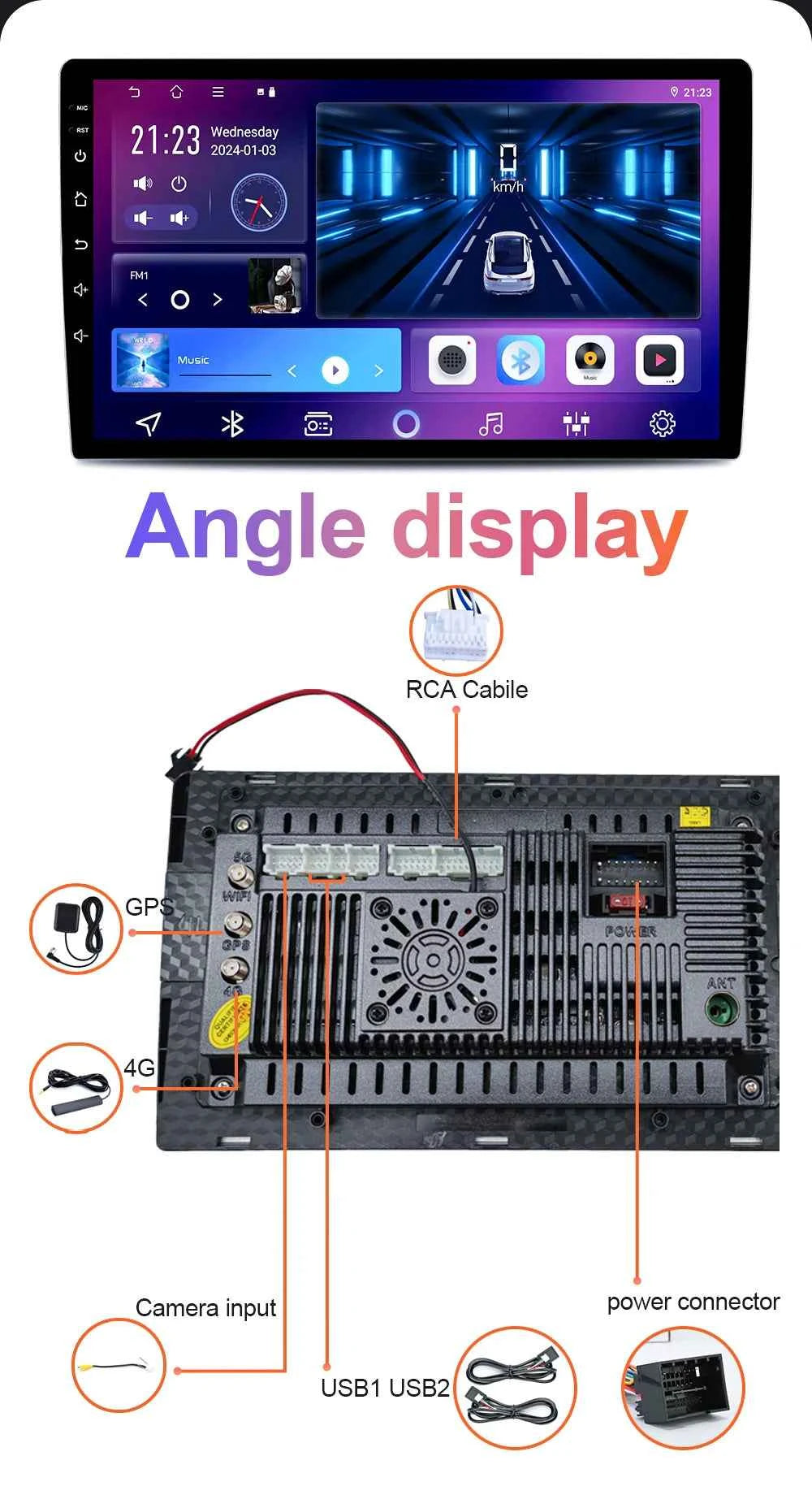 For Subaru Forester 3 SH 2007-2013 For Impreza GH GE Carplay navigazione multimedi Head Unit Screen DVD Auto radio Android GPS