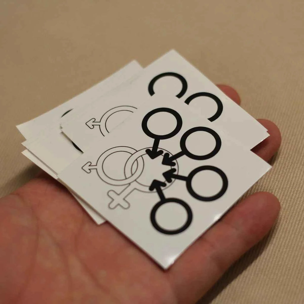 cuckold symbol temporary-tattoo,adult waterproof sticker