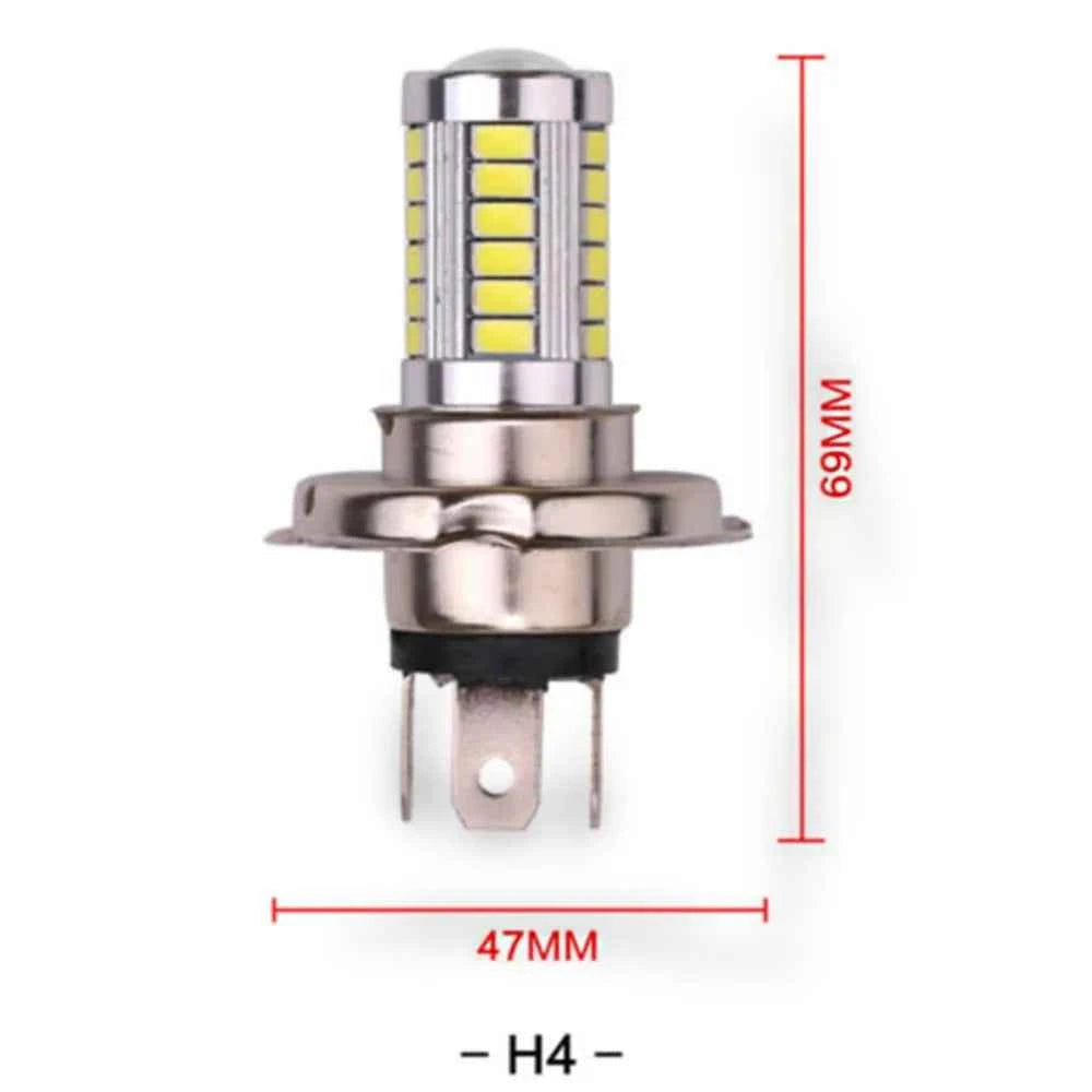 H4/H7/9005/9006 33SMD 800LM COB LED Low Consumption High Power Car Canbus Headlight Bulb Running Light White Motorcycle Fog Lamp