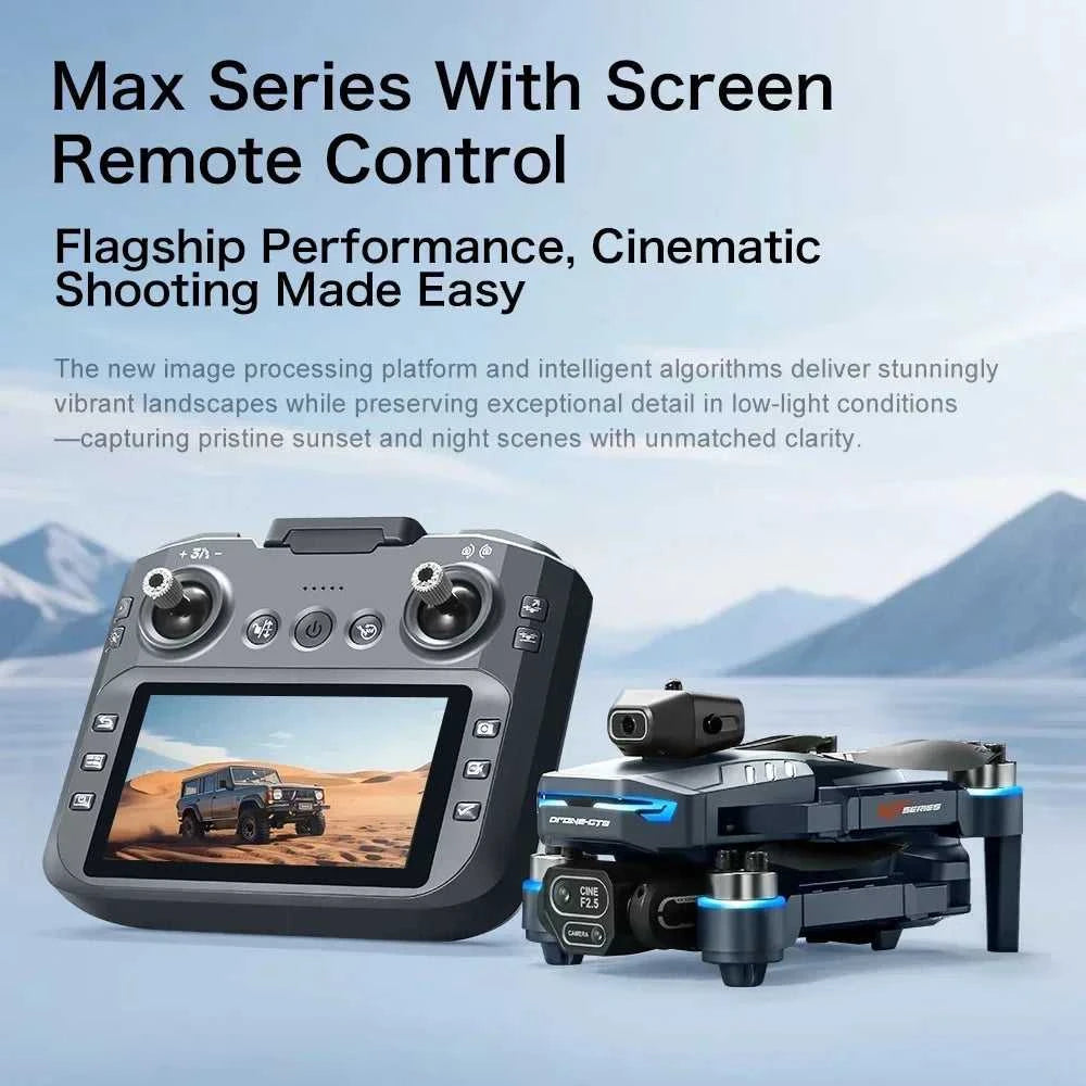 Drone 4K HD GT8 Camera Obstacle Avoidance Aerial Photography Brushless Drone with Screen Foldable RC Drone Quadcopter RTF The jack market .AU The jack market .AU Drones $ 143 14:366#GT8-8K-blue-3B-64G