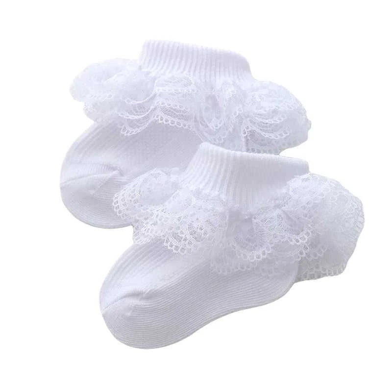 Baby Girls Boys Cotton Socks Cute Eyelet Frilly Lace Baptism Socks Birthday Gift for Infants The jack market .AU The jack market .AU Mum & Kids: Essential Products for Every Family $ 21 14:200002130;200000463:200661896#6-12M