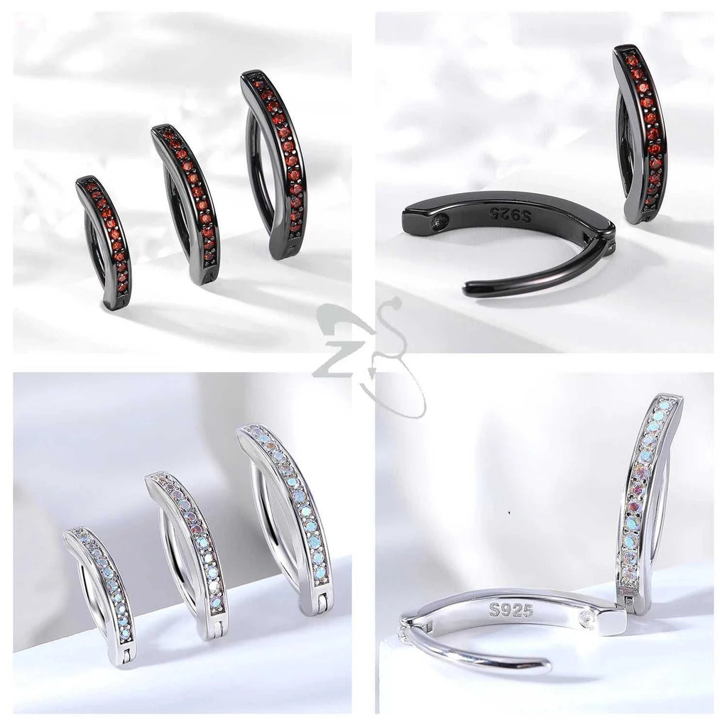 ZS 1PC 925 Sterling Silver Navel Ring Reverse Curved Belly Button Clicker Minimalist Belly Piercing Zircon Navel Piercing 14/16G The jack market .AU The jack market .AU Jewellery & Chains $ 55 200001033:200003762#style2 1.6x10mm