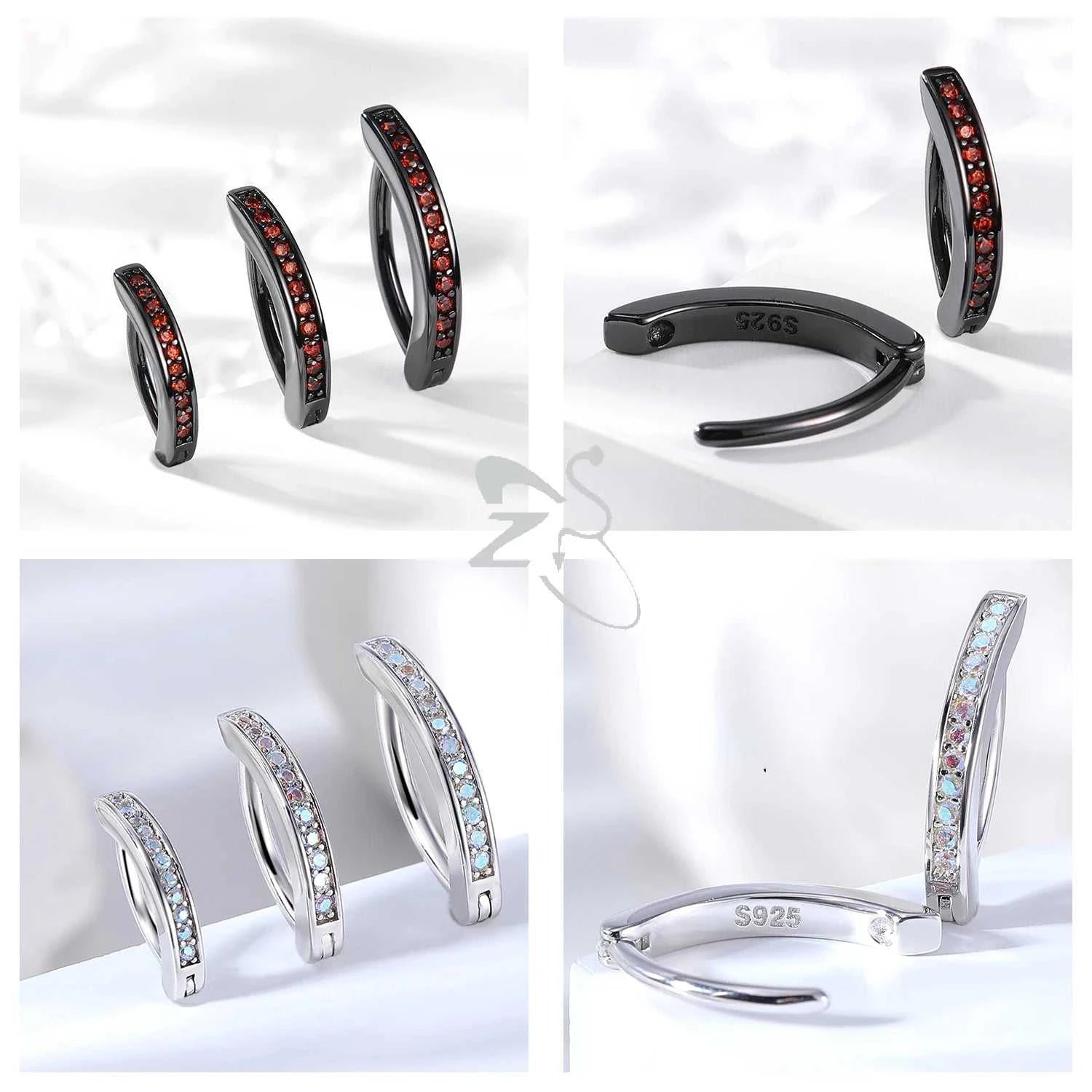 ZS 1PC 925 Sterling Silver Navel Ring Reverse Curved Belly Button Clicker Minimalist Belly Piercing Zircon Navel Piercing 14/16G The jack market .AU The jack market .AU Jewellery & Chains $ 55 200001033:200003762#style2 1.6x10mm