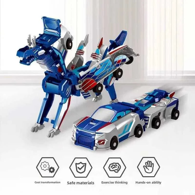 Collision Transforming Dinosaur Car Toy Magnetic Dinosaur Transformer Car Transform into Dinosaurs Fun Transforming Cars The jack market .AU The jack market .AU Little Wonders $ 52 14:173#mini size Black