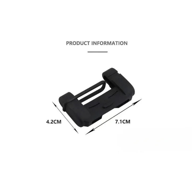 1pc Car'S Mounted Silicone Seat Belt Buckle Protective Cover Safety Belt Protective Strips Collision Avoidance Interior Supplies