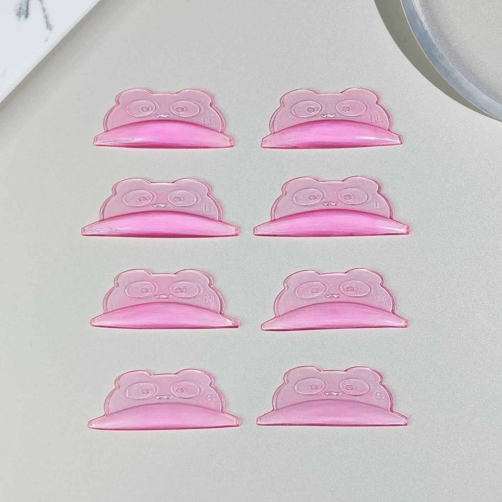 Libeauty U Curl Silicone Eyelash Perm Rods - 4 Pairs with Free Glue for Stunning 3D Lash Lifts