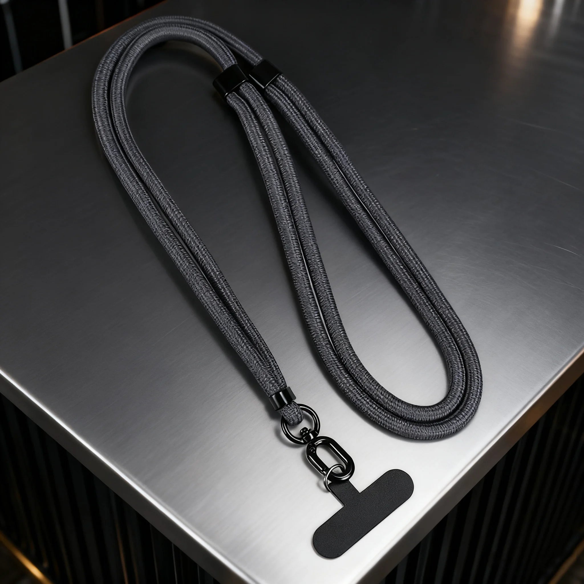 Universal Phone Lanyard - Adjustable Crossbody Neck Strap with Anti-Drop Clip & Portable Wrist Strap