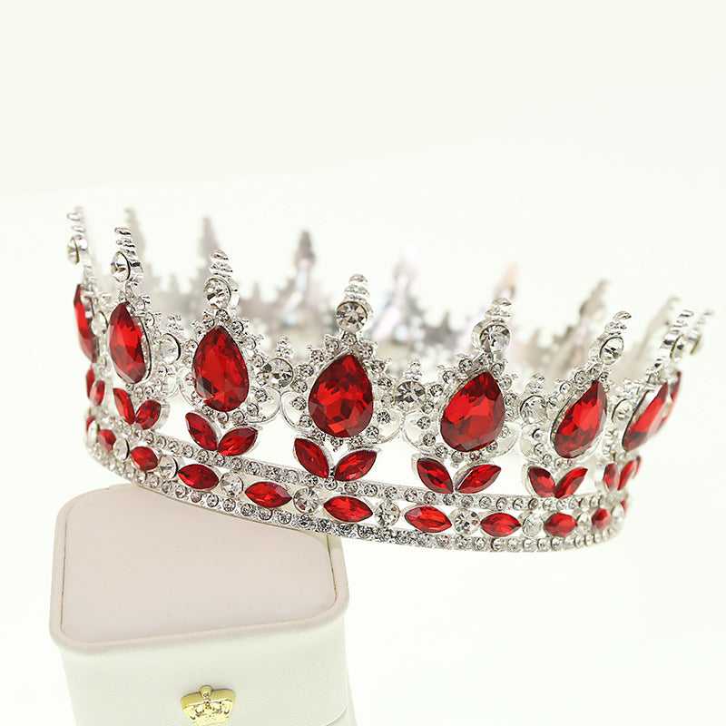 Wholesale Gold Crystal Headdress Prom Pageant Full Round Circle King Crowns For Cake Decoration The jack market .AU The jack market .AU Jewellery & Chains $ 65 200001033:200025551#C21;351:200001569
