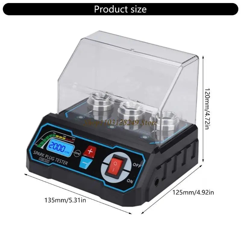 Adjustable Spark Plugs Tester with Clear LCD Display Suitable for Accurate Diagnosis&Easy Operation in Automotive Repair