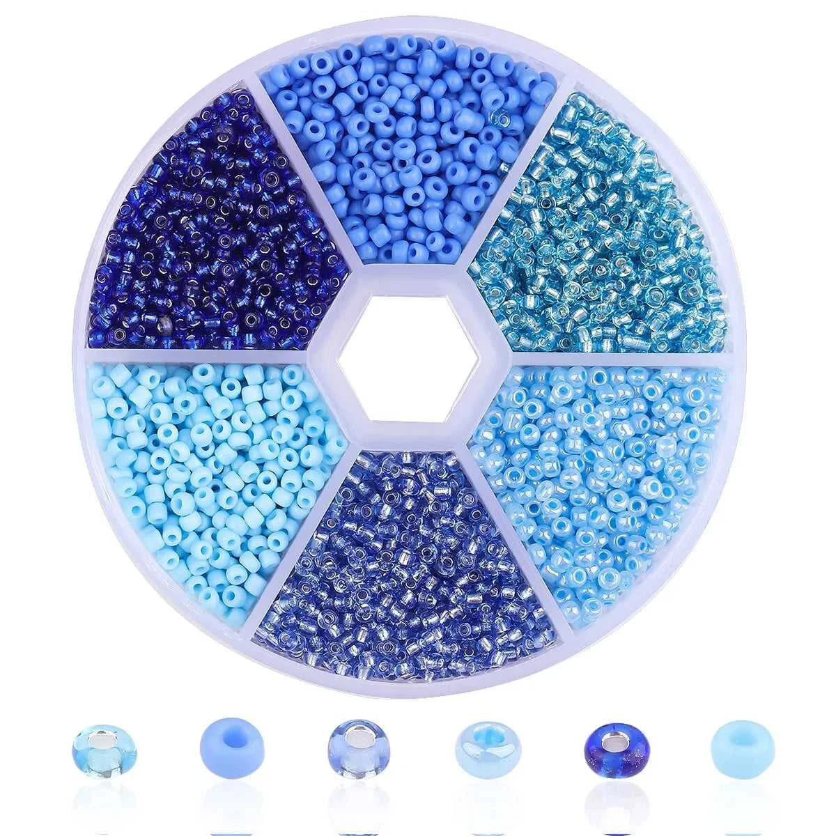 3900pcs Glass Rice Beads 6 Grid Set Box Loose Beads Handmade Bead String Material Pack DIY Bracelet Necklace Jewelry Accessories The jack market .AU The jack market .AU Jewellery & Chains $ 48 14:29;5:100016944#2mm about3900pcs