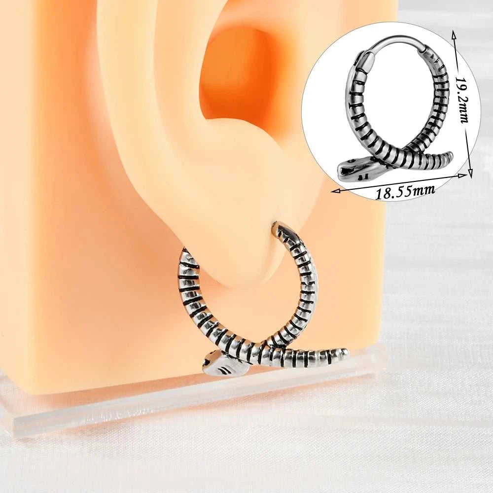 1PC Surgical Steel Retro Irregular Ear Stud Punk Style Cross Twine Snake Ear Cartilage Earrings Body Piercing Jewelry The jack market .AU The jack market .AU Jewellery & Chains $ 47 200000783:29#1PC;200001034:361187#Style 4