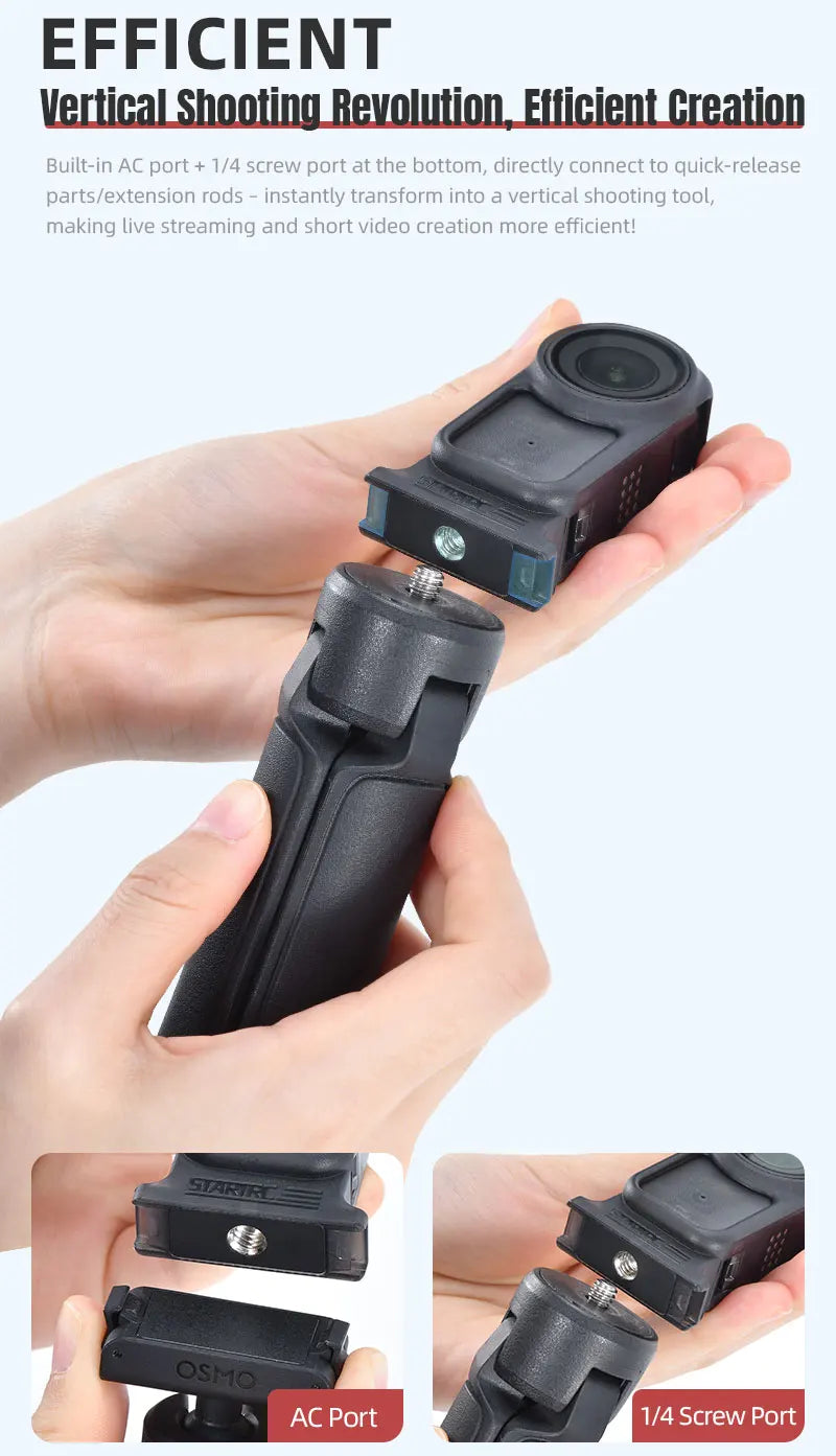 STARTRC Vertical Protective Case For DJI Osmo Nano Camera Shooting Protective Frame Gimbal Lens Full Protection Mount Bracket