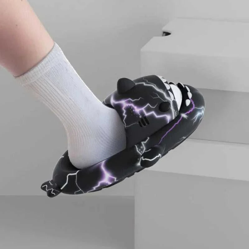 2025 Men Cool Lightning Shark Slippers Boys Bathroom Non-slip Sandals Outdoor Comfortable EVA Flip Flops Adult Soft Flat Shoe The jack market .AU The jack market .AU Step Up Your Style: Trendy Shoes for Every Occasion! $ 67 14:771#A;200000124:200000285#40-41