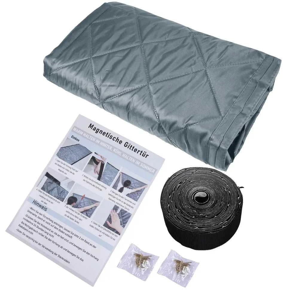 Thermal Insulated Door Curtain Magnetic Insulated Door Covers for Winter Door Blanket Thicken Cotton Insulation Doors Screen The jack market .AU The jack market .AU Home $ 87 14:10#Brown 80x205cm