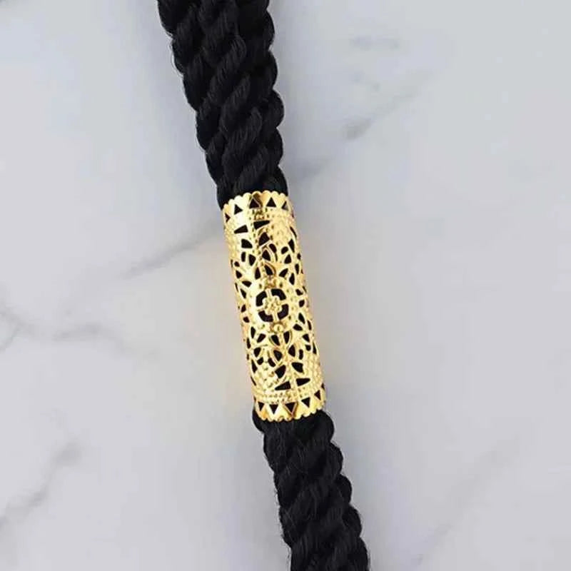 5 Pcs Big Open Dreadlocks Hair Beads Hair Rings Hairpin Metal Headdress DIY Wig Alloy Buckle Gold Silver Hair Accessories