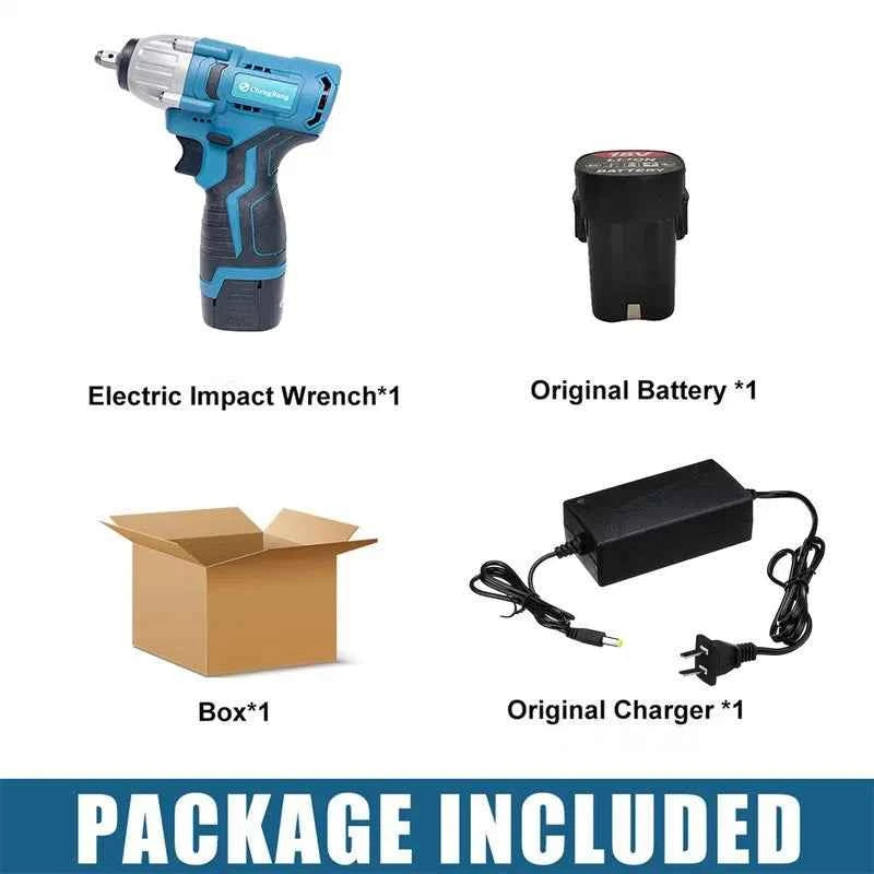 16.8V 200N.m lithium rechargeable electric brushless electric impact wrench 3/8 axis small wrench