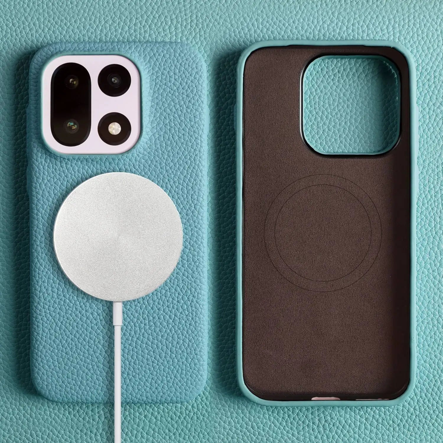 For Oneplus 15 Case 13R 12 10R 8Pro 7T 9R 7TPro Case Luxury Genuine Leather Cases For Magsafe Oneplus Phone Cover Magnetic Coque