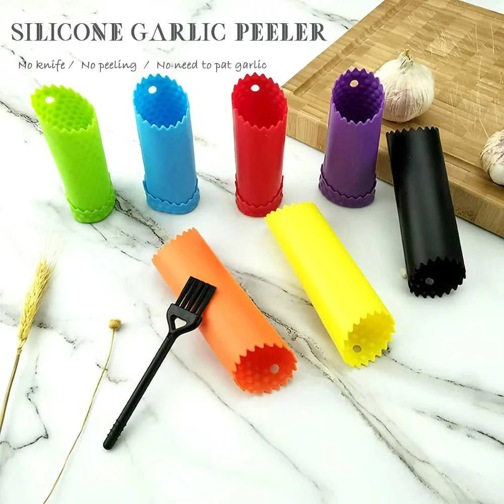 Silicone Garlic Peeler Easy Useful Kitchen Fruit Vegetable Tools Tube Garlic Stripper Non-toxic Safety Gadget The jack market .AU The jack market .AU Home $ 21 14:175
