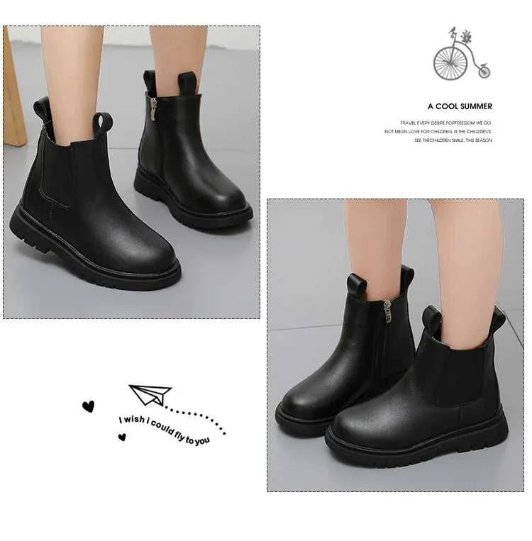 Size 27-37 Kids PU Leather Boot Warm Autumn Winter Children's Shoes Princess Girls Anti Slip Foot Warmer Snow Boots The jack market .AU The jack market .AU Mum & Kids: Essential Products for Every Family $ 43 14:365458#D-12Brown;200000124:150#27