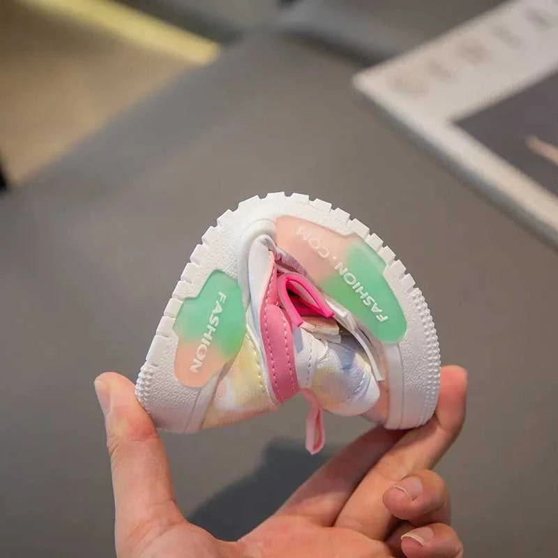 Girls Sneakers with Stars Color Matching Non-slip Fashion Children Princess High-top Sport Shoes Kids Casual Running Shoes The jack market .AU The jack market .AU Mum & Kids: Essential Products for Every Family $ 48 14:1052#pink;200000124:200000334