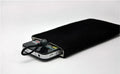 1Pc Black 11*17cm Power Bank Organizer Bag Flannel Pouch for Travel Portable Power Bank Protective Holder Bags Case Accessories