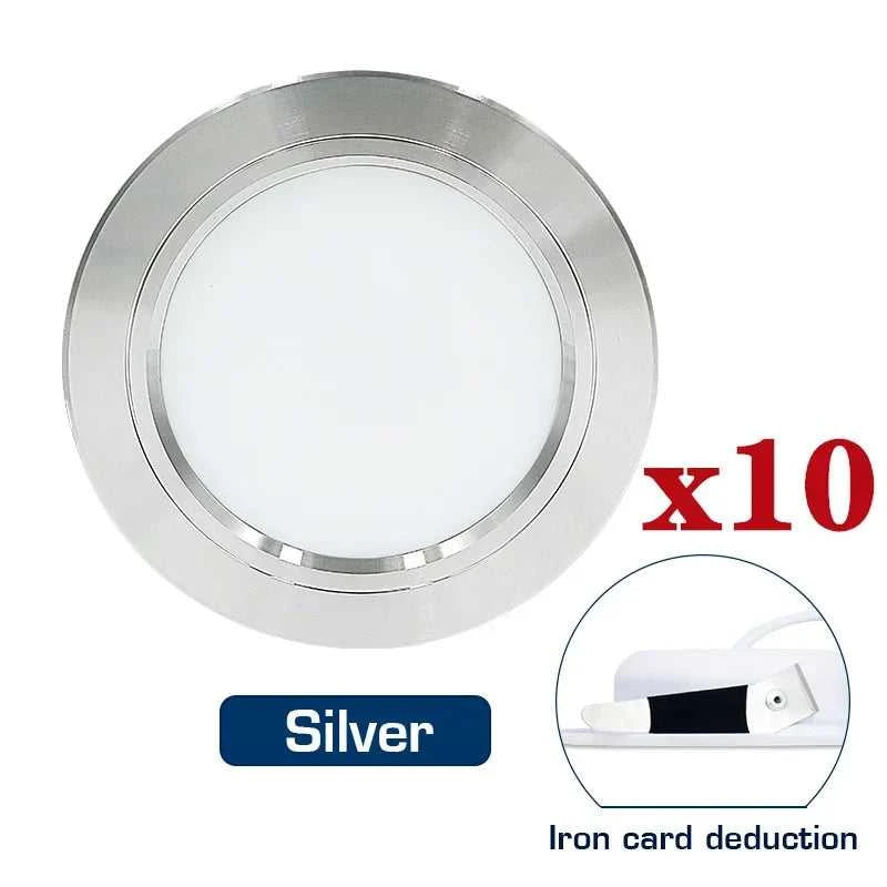 10pcs/lot Led Downlight 5W 9W 12W 15W 18W AC110V 220V Recessed Ceiling Light DC12V 24V Round Panel Down Light Spotlight Lighting The jack market .AU The jack market .AU Home $ 82 136:173#White Spring Buckle;200000531:771#Cold White;249:200002590#AC220V 9W