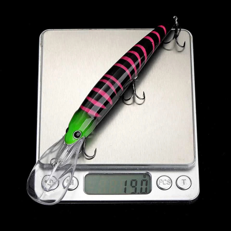 WALK FISH 1PCS Floating Minnow Lure 120mm/20g Trolling Wobbler Crankbait Bandit Minnow Bass Pike Bait Saltwater Fishing Tackle The jack market .AU The jack market .AU Fishing Gear $ 21 14:200006151#E 5
