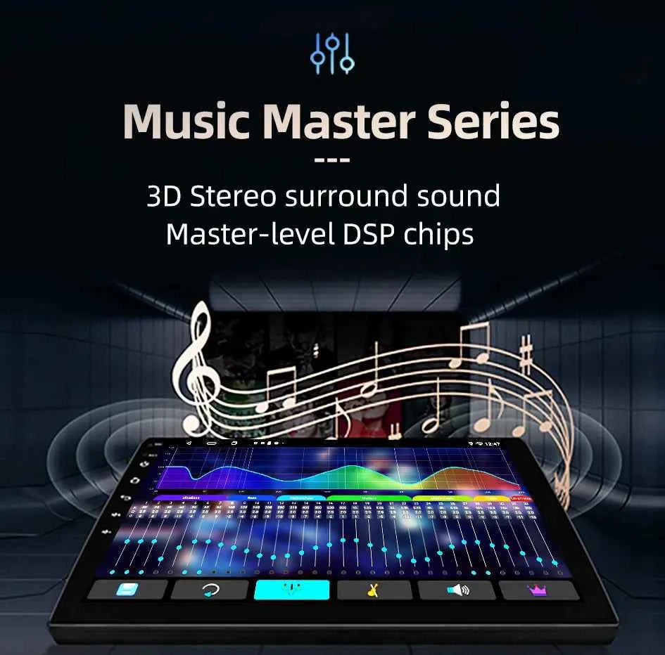 Ruancheng 2 Din Android 7 9 10 Inch Car Multimedia Video Player Universal Stereo Radio GPS for Volkswagen Nissan Hyundai Toyota