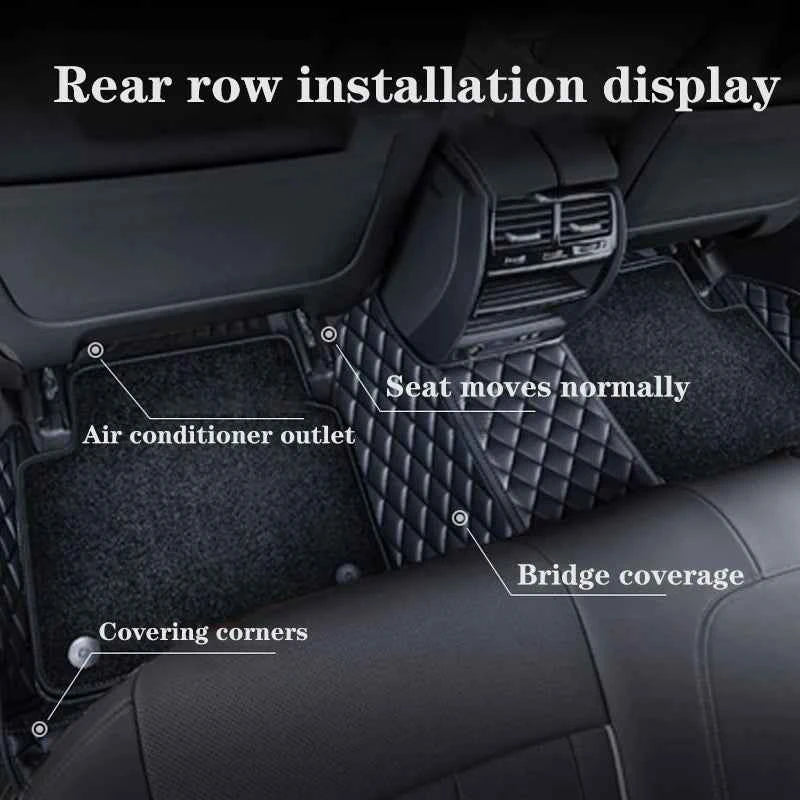 Car Floor Mat For Volvo V70 Xc60 V60 Xc90 S90 S60 V40 C30 C70 S80 V90 Xc40 Xc70 High Quality Leather Foot Pad Auto Accessories
