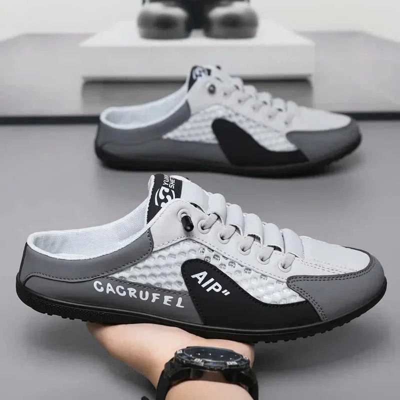 Men's Fashion Soft Bottom Half Slippers Summer New Casual Shoes Soft Bottom Support Shoes Sports Shoes Zapatos De Hombre The jack market .AU The jack market .AU Step Up Your Style: Trendy Shoes for Every Occasion! $ 67 14:29#White Khaki;200000124:200000338