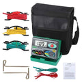 Digital Earth Ground Resistance Tester,0-2000 ohm Meter Earth Resistance Tester,Overload Protection AC Ground Voltage Meter