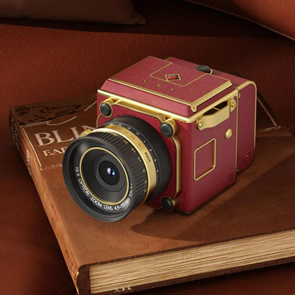 Portable Mini Camera Travel Photography Retro CCD Digital Camera Student Graduation Photo Zoom High-definition Digital Camera