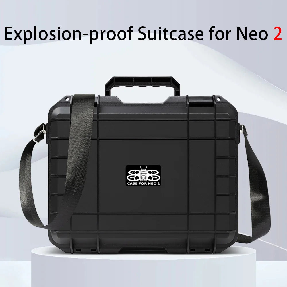 Explosion Proof Case For DJI NEO 2 Large Capacity Portable Waterproof Box Hard Shell Bag For DJI NEO 2 RC-N3 Accessories