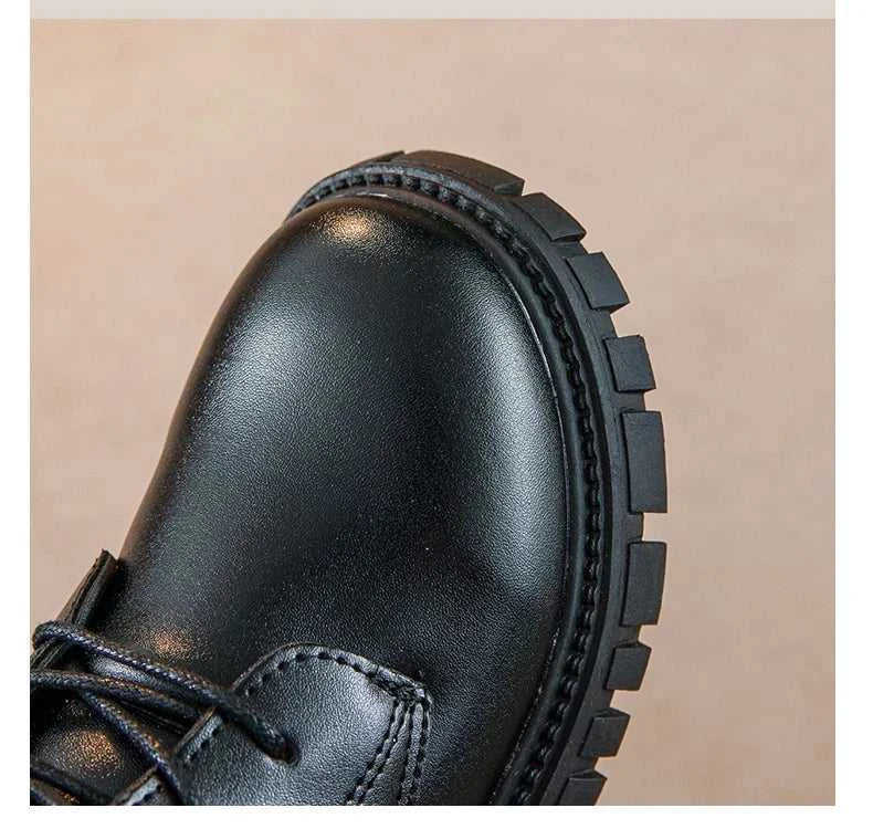 Girls Princess High Boots Black Beige Versatile Kids Causal Boots Spring Autumn Non-slip Children's Long Boots Solid Color PU The jack market .AU The jack market .AU $ 46 14:771#black;200000124:100010440
