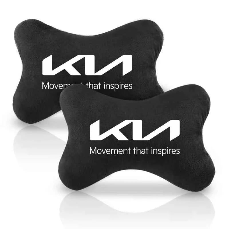 for KIA Car Headrest Cover Auto Seat Cover Head Neck Rest PillowSportage Rio Ceed Picanto K5 K9 Sorento Accessories