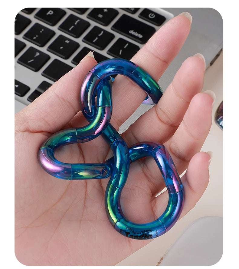 Official Genuine Twist Music Warm Transformation Adult Stress Relief Tool Adhd Concentration Training Finger Toy