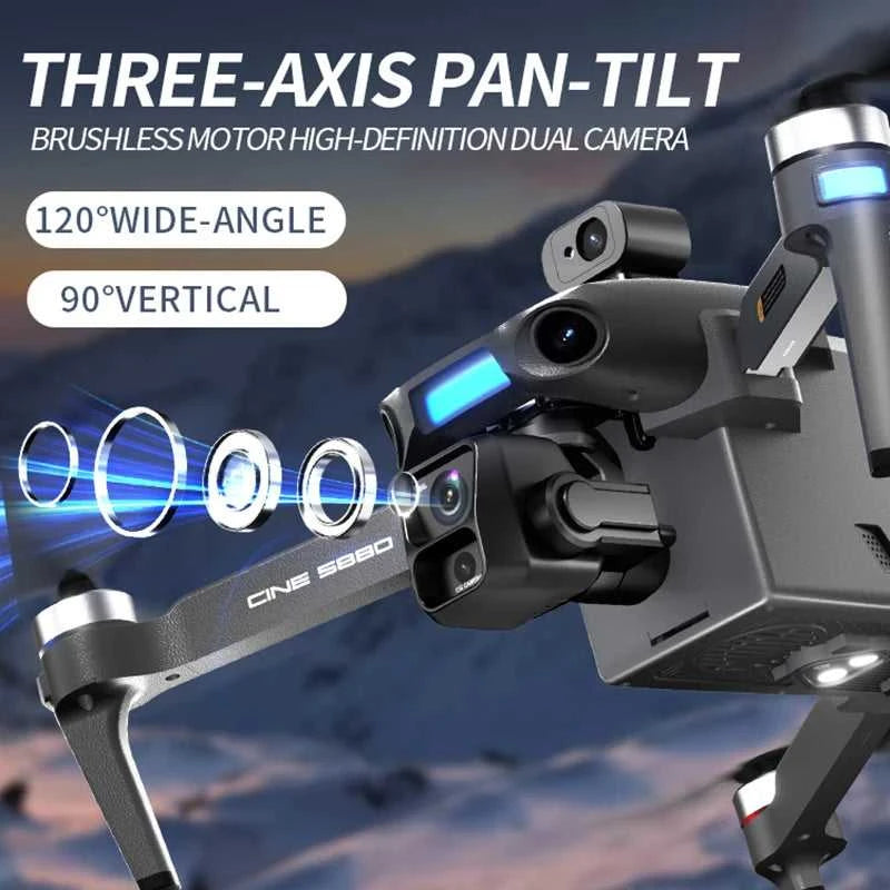 Load Bearing 800g S880 GPS Drone With 8K HD Camera 3-axis Gimbal Brushless Laser Obstacle Avoidance With Airdrop FPV RC Dron The jack market .AU The jack market .AU Drones $ 388 14:691#LG-NO OAS-64G