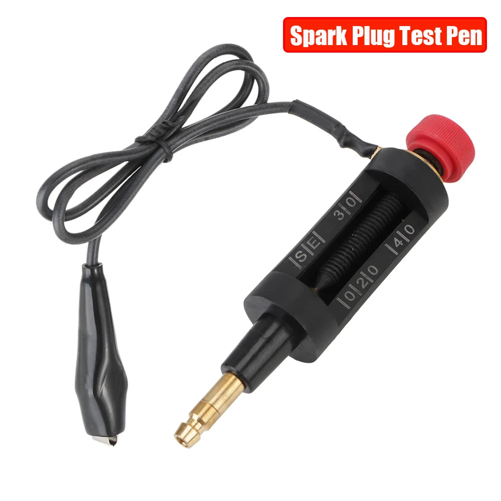 0-6000RPM 12V Spark Plug Tester Diagnostic Tool Analyzer Ignition System Test Motorcycle Truck Gasoline Vehicles Car Accessories