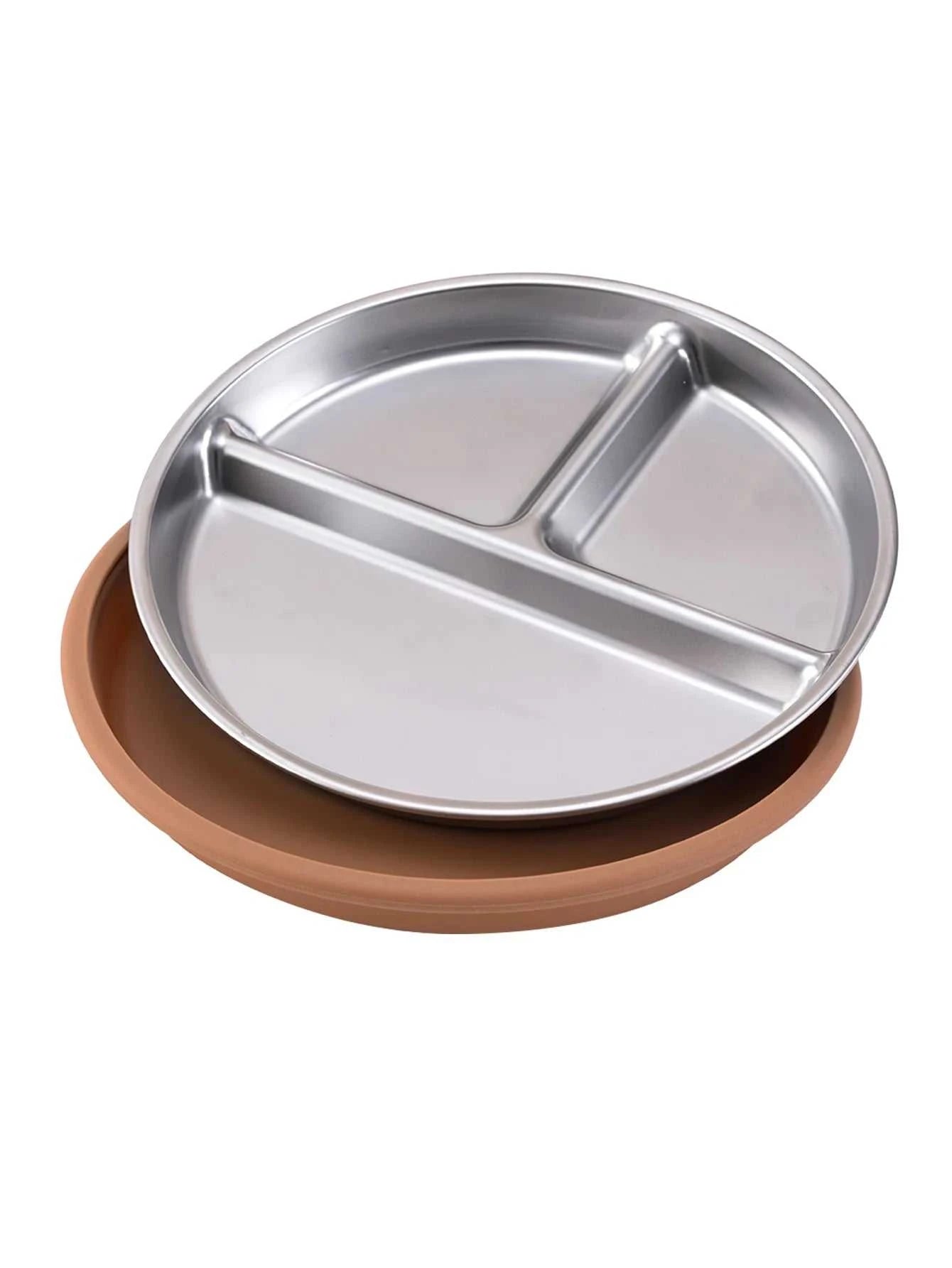 Color Kids 1PCS Stainless Steel Plate Detachable Suction Dishes Baby Feeding Sucker Bowl Food Grade Silicone Food Tray Tableware The jack market .AU The jack market .AU Mum & Kids: Essential Products for Every Family $ 29 14:496#55-sage