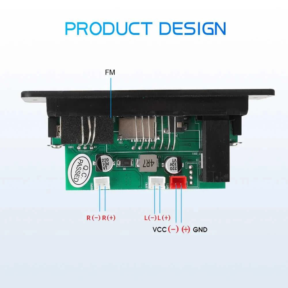 Bluetooth 5.0 10W Amplifier MP3 Decoder Board Wireless Music Player 5V Car FM Radio Module USB TF for Music Subwoofer Speaker The jack market .AU The jack market .AU Home $ 50 14:193#2X5W