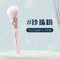 Flower KnowShell Jewel Butterfly Blush Brush - Cloud-Shaped Angled Bristles for Flawless Application