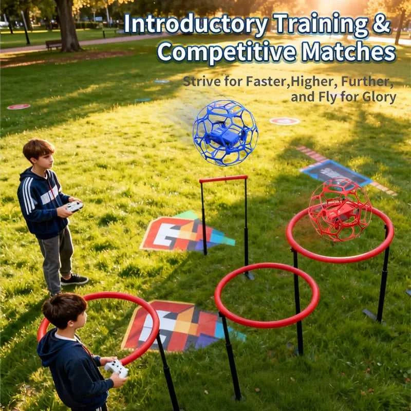 K26 2026 New Aerial Football Drone 360 ° All Inclusive Anti Fall Hand Thrown and Easy To Use Three Speed Variable Speed The jack market .AU The jack market .AU Drones $ 72 14:10#K26-Red
