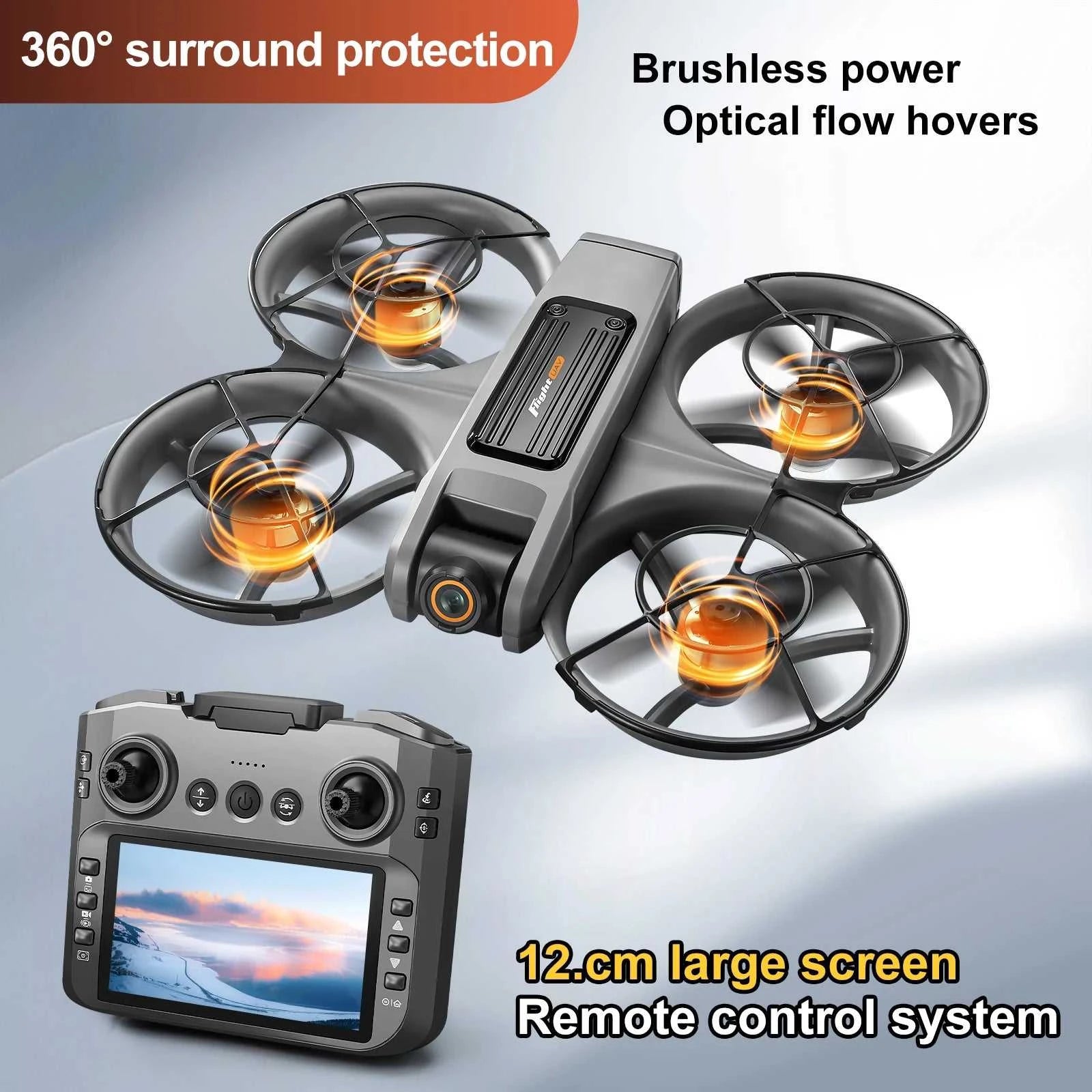 2025 New S156 Drone with Screen Brushless Optical Stream Positioning Quadcopter with Camera FPV Traverser Novice Toy Airplane The jack market .AU The jack market .AU $ 127 14:29#Black