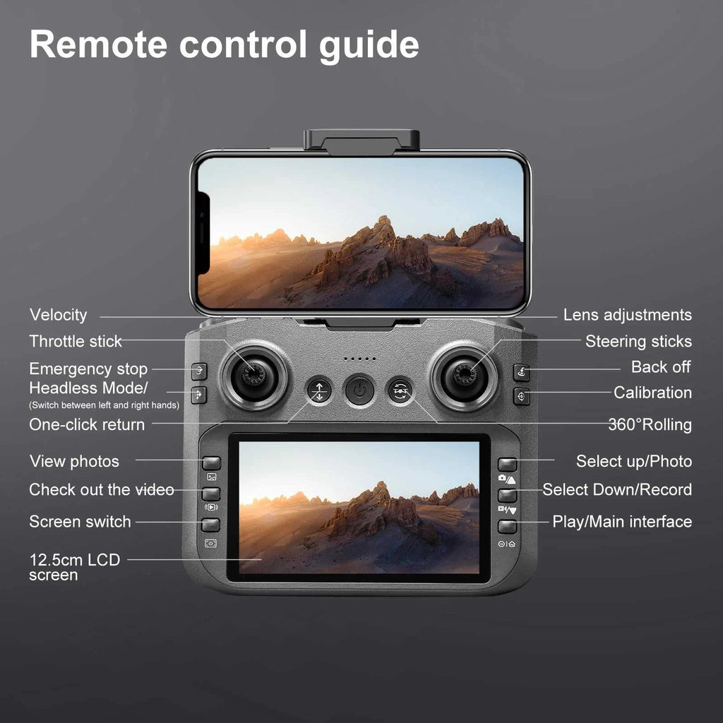 NEW S156 RC Drone 2.4G 5G WIFI Professional 8K Aerial Photography Remote Control Aircraft HD Dual Camera Quadcopter Boy Toy Gift The jack market .AU The jack market .AU Drones $ 124 14:350852