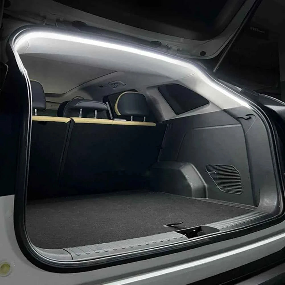 12V Car High Brightness Trunk Lighting Ambient Light Interior Decoration LED Wiring Free Automatic Sensing Tailgate Light Strip