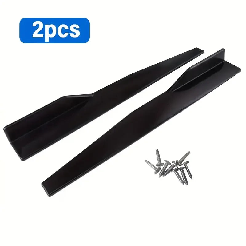 Car Body Side Skirt Carbon Fiber Rocker Splitter Winglet Side Wing Bumper Lip Bumper Exterior Universal Car Body Styling Parts