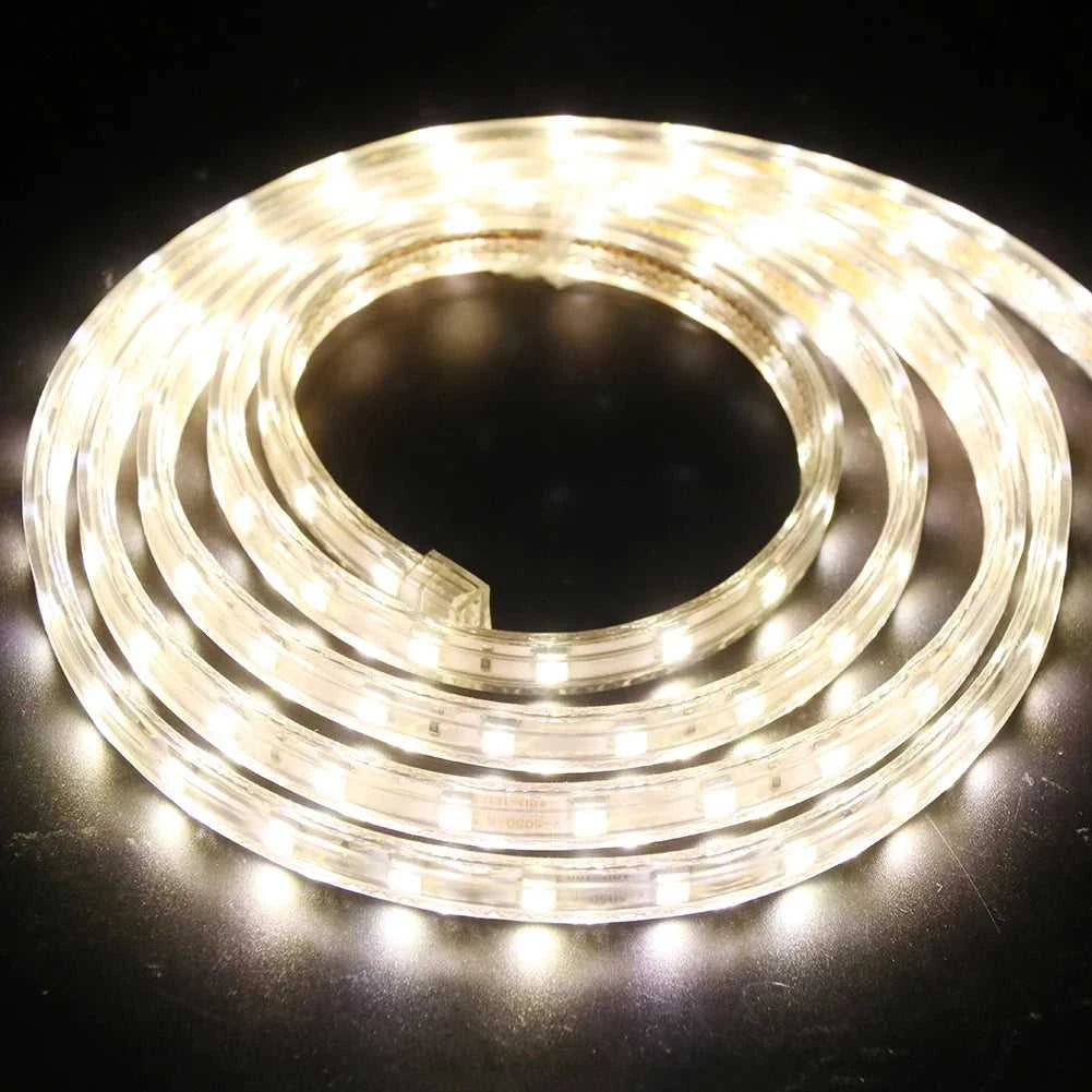 AC 220V LED Strip 60LEDs/m 5050 IP67 Waterproof Outdoor Decoration Red Green Blue Yellow White Flexible Ribbon Tape LED Strip The jack market .AU The jack market .AU Home $ 68 136:29;14:29#EU 220V;200007763:201336100;249:200006309#5m