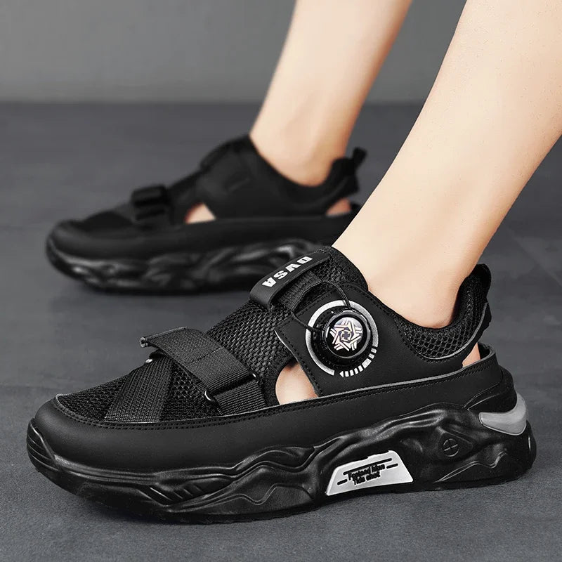 2024 New Summer Breathable Trendy Fashion Casual Anti Slip Soft Sole Sports Leisure Outdoor Beach Sandals for Men