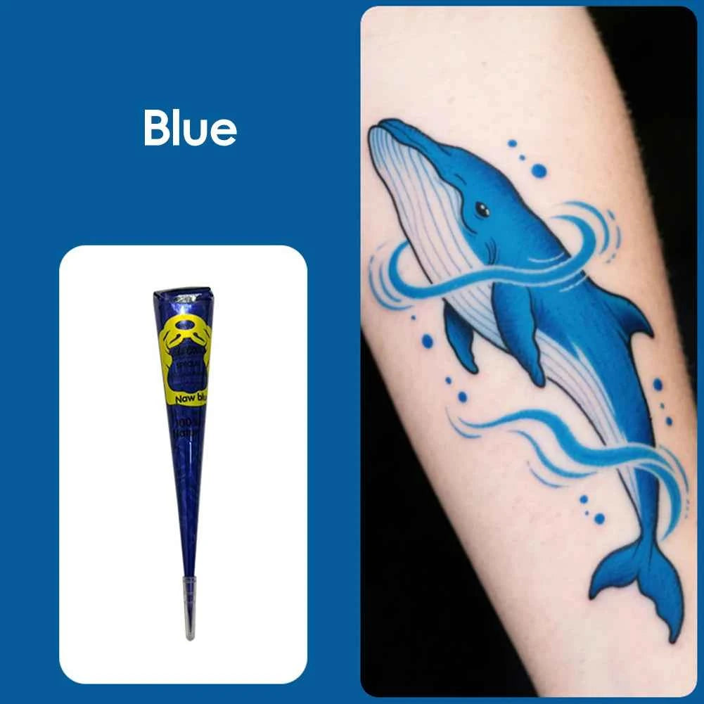 Henna Magic Henna Cones - Vibrant Indian Body Art Paste for Stunning Temporary Tattoos