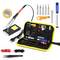SolderPro 15-in-1 Adjustable Temperature Soldering Iron Kit - 220V 60W with EU Plug